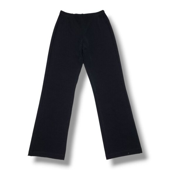 Chico's Pants - Chicos Travelers Straight Pants Womens Small‎ Black High Rise Pull On HEMMED
